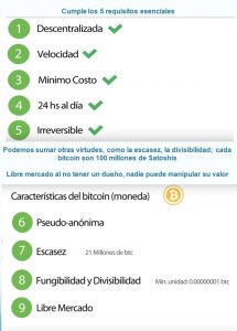 Bitcoins características