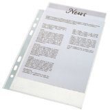 Plástico con el portfolio de los documentos